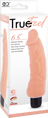 True Feel Trojan Realistic Design Vibrating Dildo Vibrating Dildos